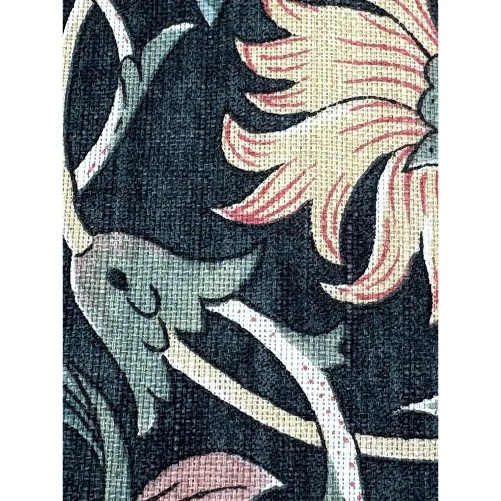 William Morris & Co Placemats Lodden 100% Cotton Fabric Dark Green 13x19” Set 4